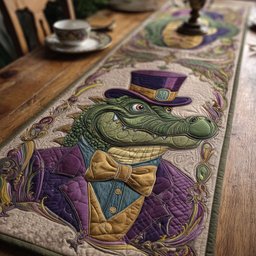 Bayou Masquerade Gentleman Table Runner - Made to Order TABLE928