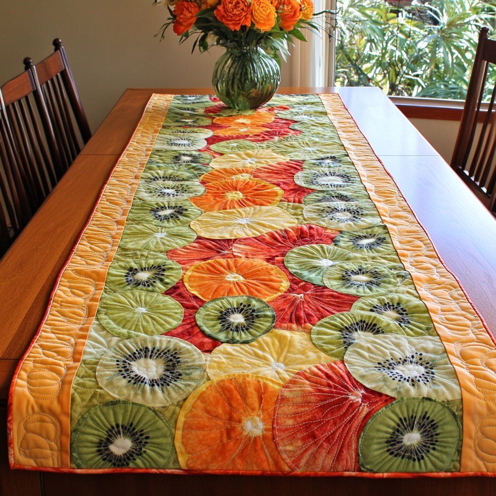Berry Bloom Table Runner - Made to Order TABLE928