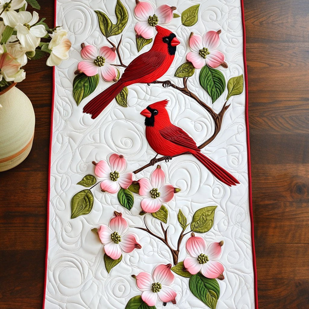 Birds and Blossoms Table Runner - Made to Order TABLE928