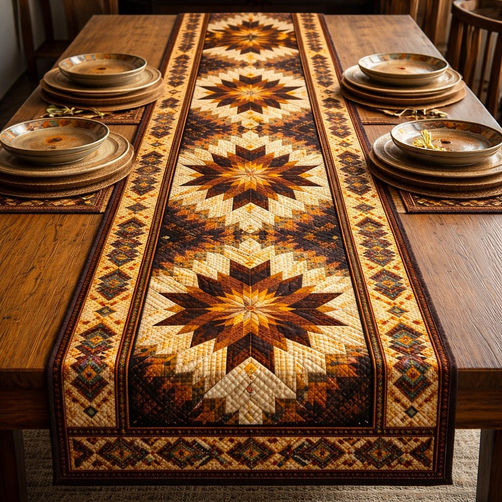 Autumn Tribal Glow Table Runner - Made to Order TABLE928