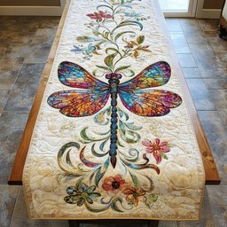 Azure Wings Table Runner - Made to Order TABLE928