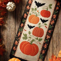 Batkin Patch Table Runner - Made to Order TABLE928