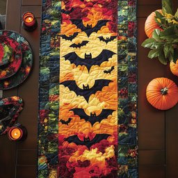 Bat Magic Table Runner - Made to Order TABLE928
