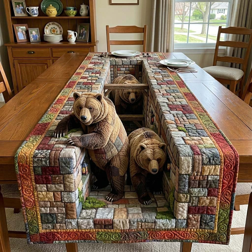 Bear Den Table Runner - Made to Order TABLE928