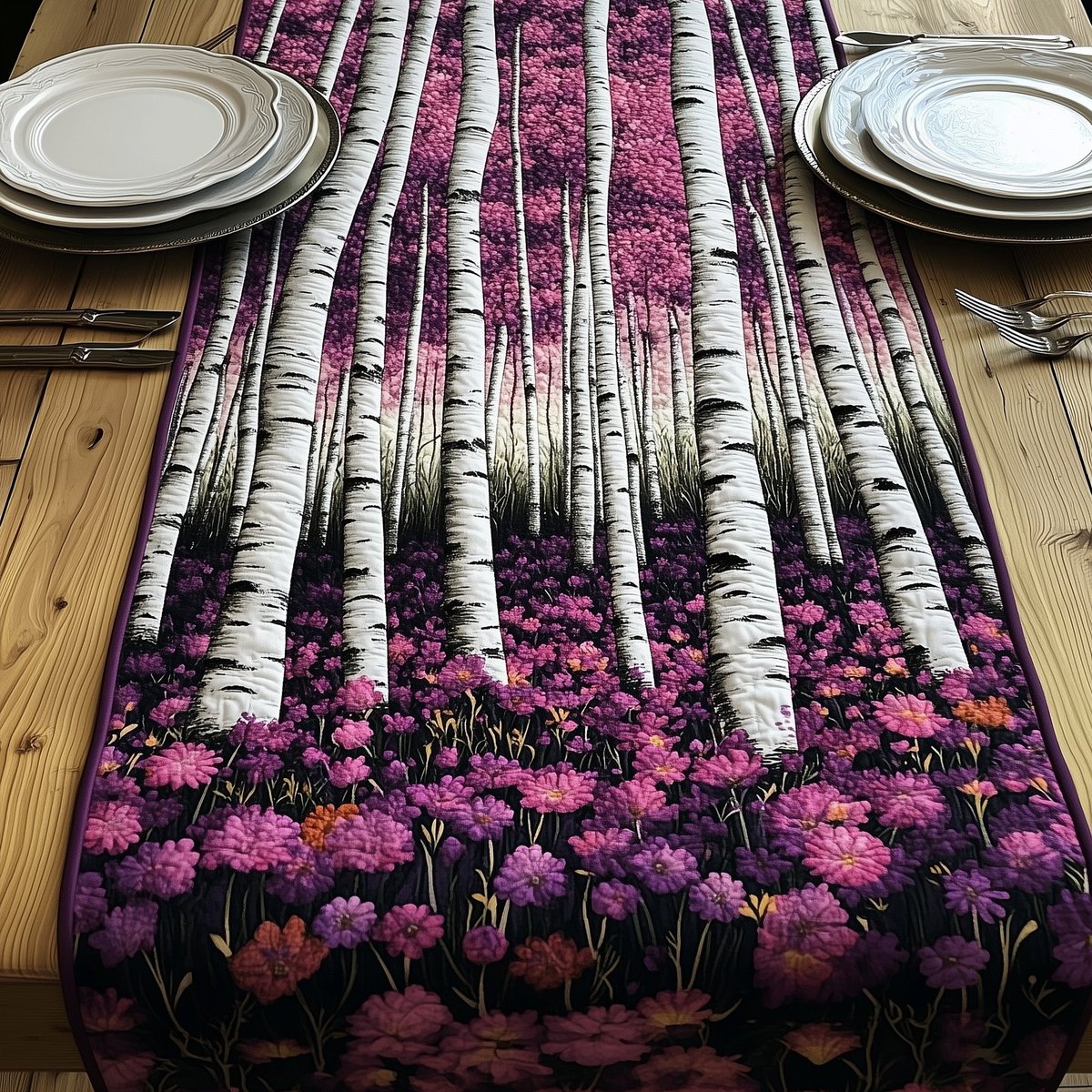 Birch Forest Table Runner - Made to Order TABLE928