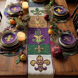 Bayou Carnival Table Runner - Made to Order TABLE928