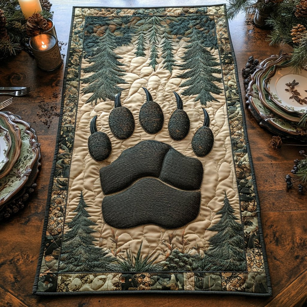 Bear Paw Table Runner - Made to Order TABLE928