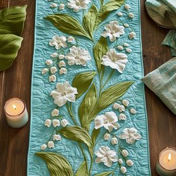 Bell Bloom Table Runner - Made to Order TABLE928