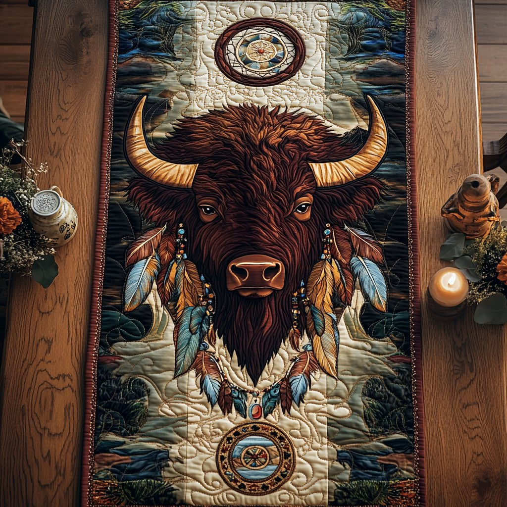 Bison Spirit Table Runner - Made to Order TABLE928