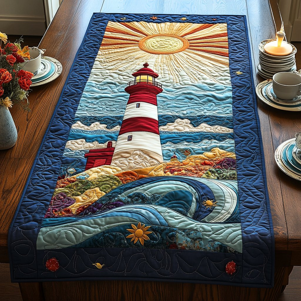 Beacon in the Storm Table Runner - Made to Order TABLE928