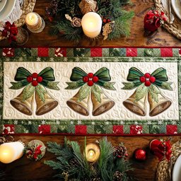 Bells of Solstice Table Runner - Made to Order TABLE928