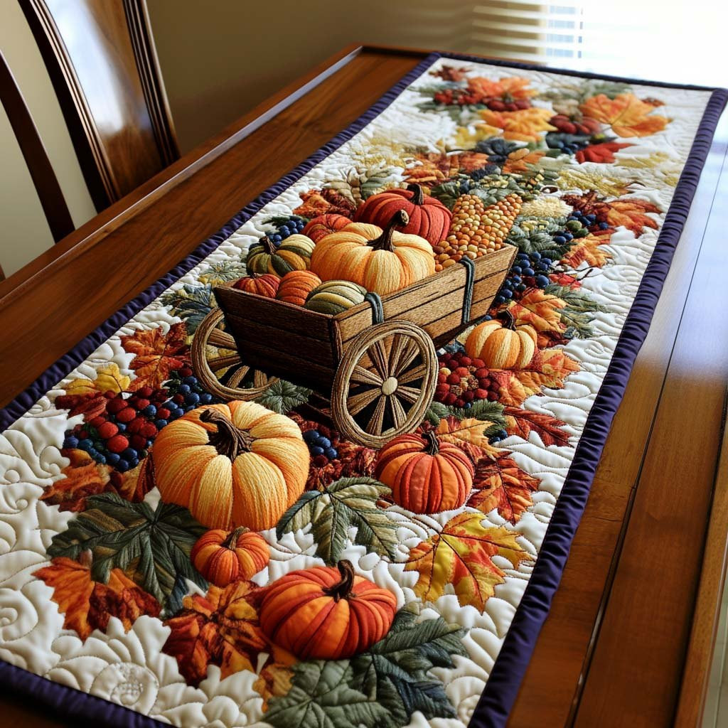 Autumn Harvest Express Table Runner - Made to Order TABLE928
