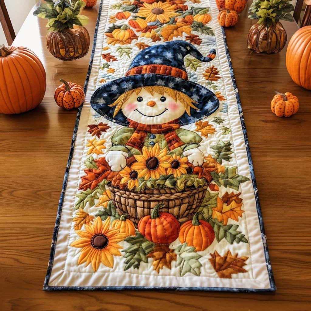Autumn Joyful Harvest Table Runner - Made to Order TABLE928