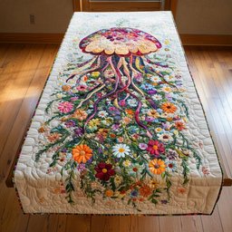 Aqua Dance Table Runner - Made to Order TABLE928