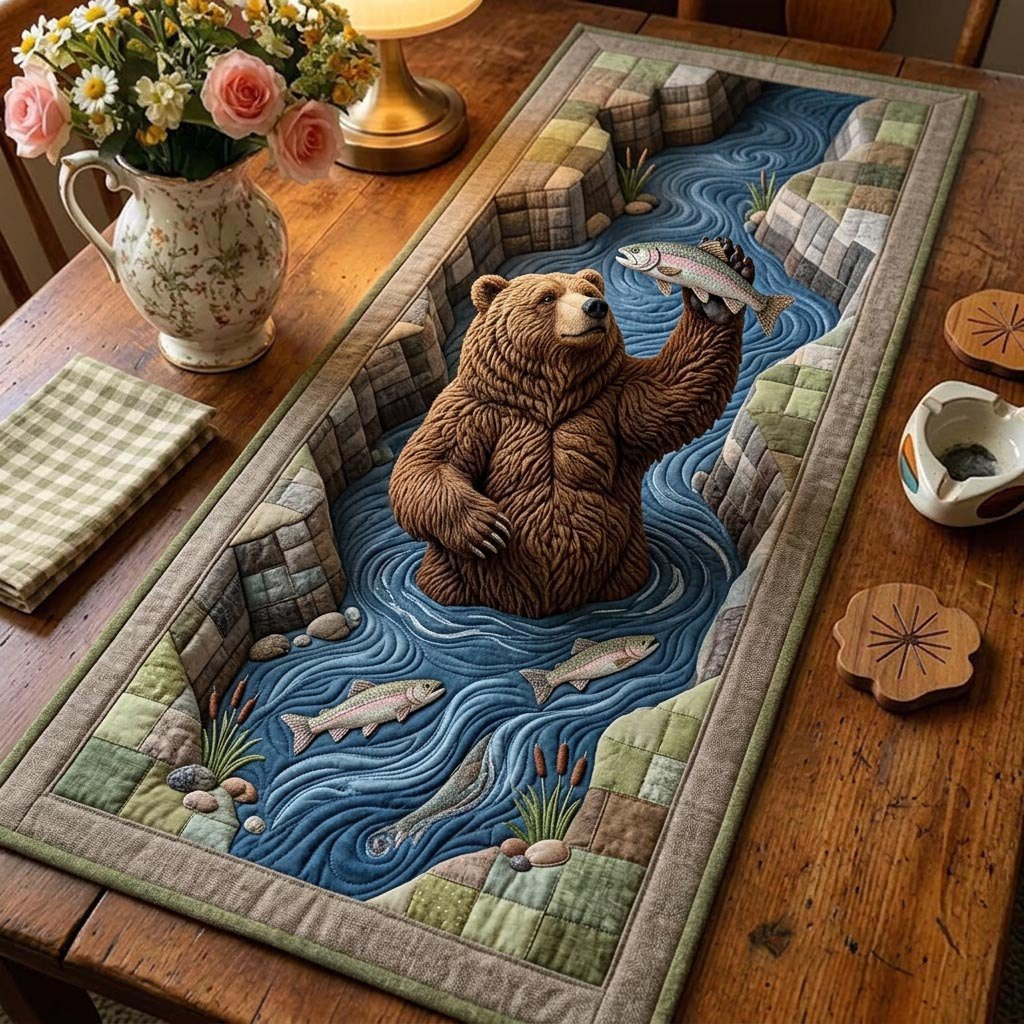 American Spirit Bloom Table Runner - Made to Order TABLE928