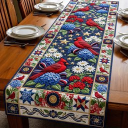 American Cardinal Table Runner - Made to Order TABLE928