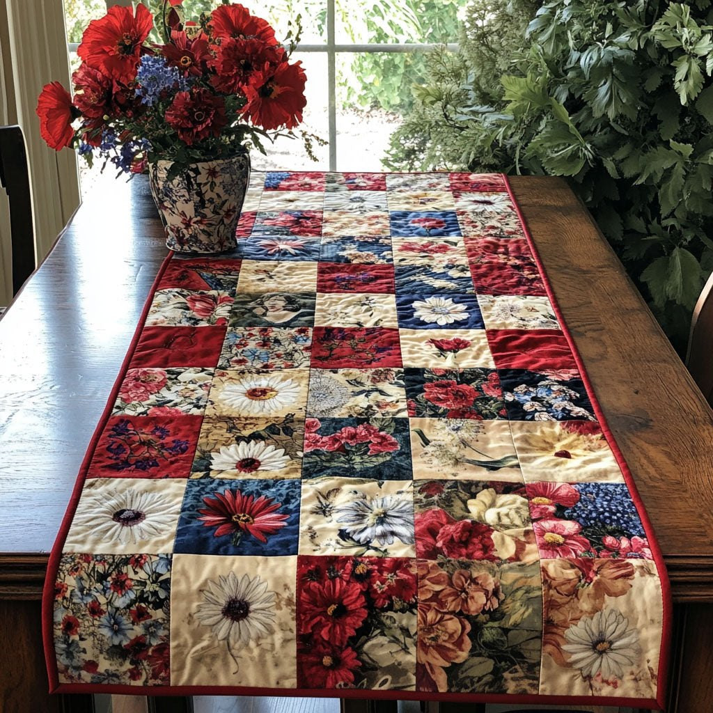 American Wildflowers Table Runner - Made to Order TABLE928