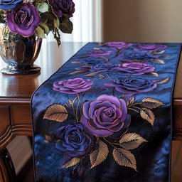 Amethyst Garden Table Runner - Made to Order TABLE928