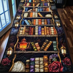 Antique Library Table Runner - Made to Order TABLE928