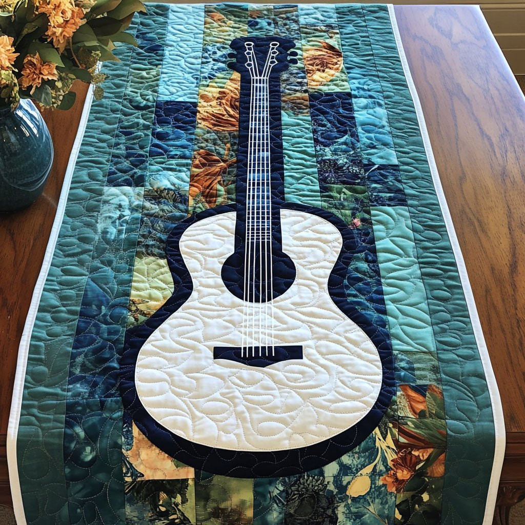 Aqua Harmony Table Runner - Made to Order TABLE928