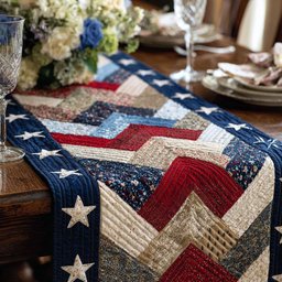 Americana Mix Table Runner - Made to Order TABLE928
