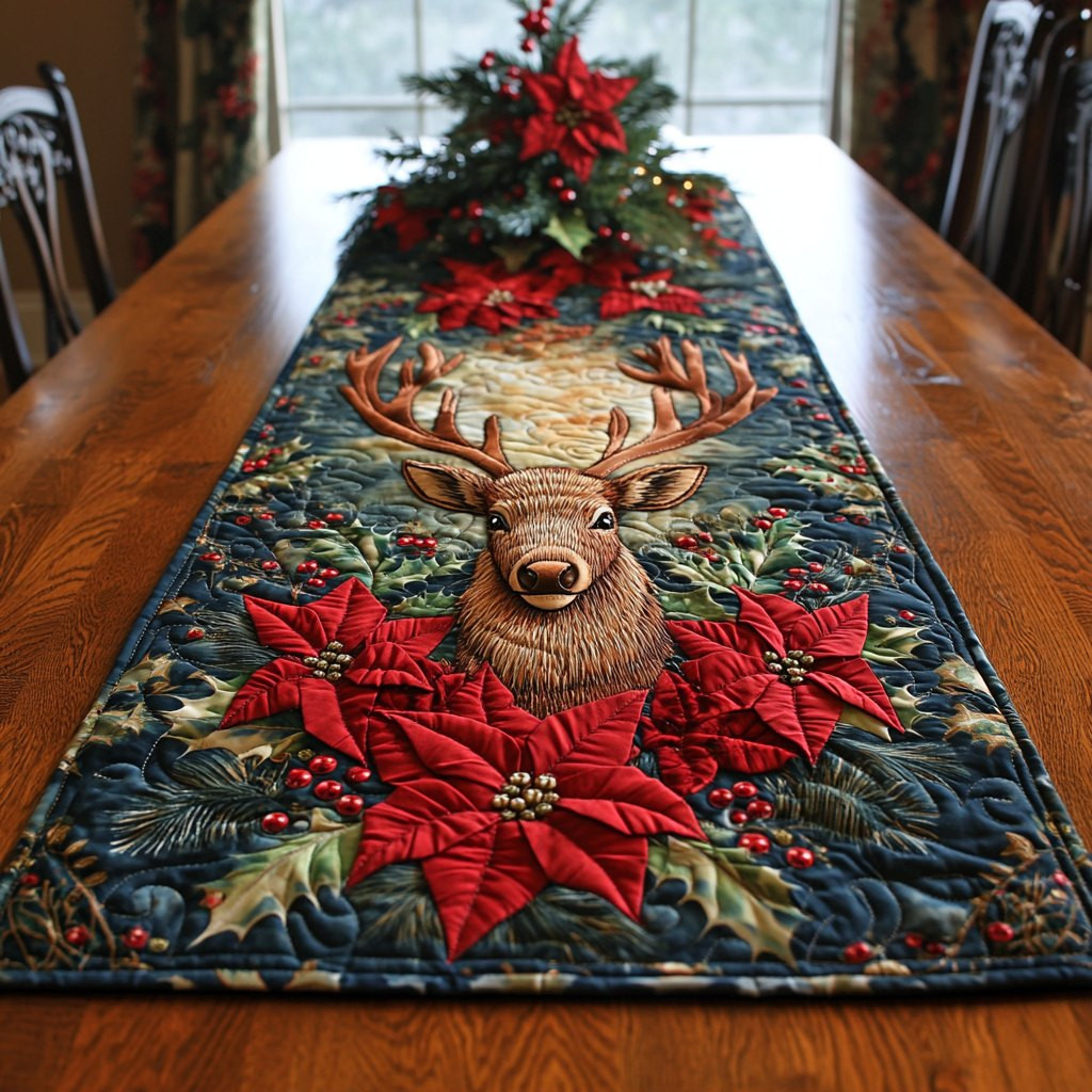 Starlit Reindeer Dreams Table Runner - Made to Order TABLE928