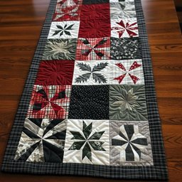 Twinkling Christmas Lights Table Runner - Made to Order TABLE928