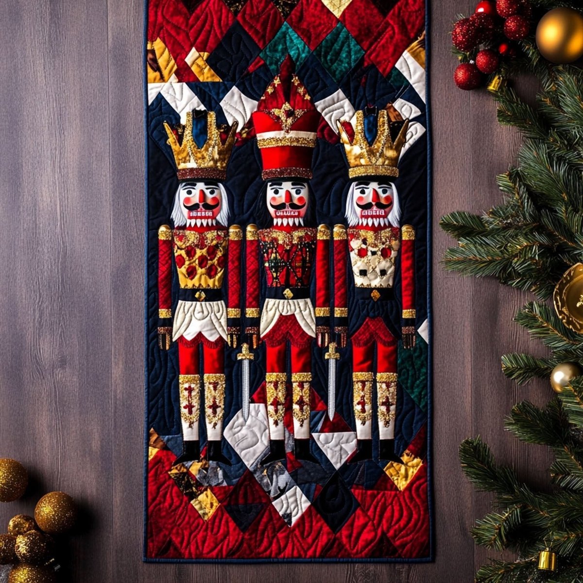 The Nutcrackers Embrace Table Runner - Made to Order TABLE928