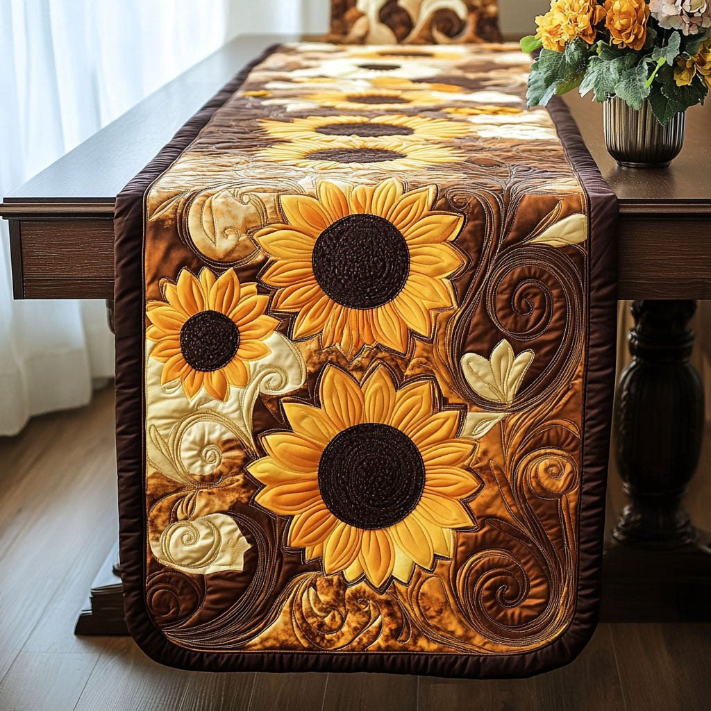 Amber Petals Table Runner - Made to Order TABLE928