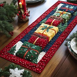 Yuletide Spark Table Runner - Made to Order TABLE928