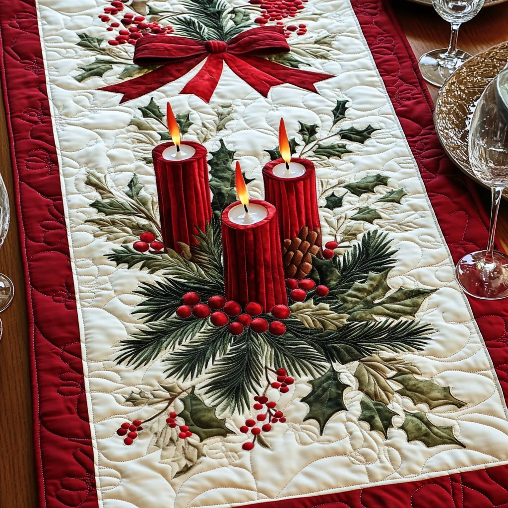Yuletide Glow Table Runner - Made to Order TABLE928