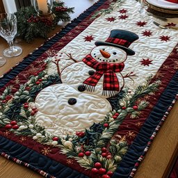 Winter Festive Table Runner - Made to Order TABLE928
