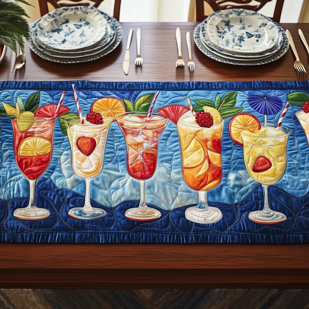 Aloha Cocktails Table Runner - Made to Order TABLE928