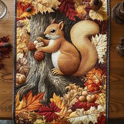 Acorn Season Table Runner - Made to Order TABLE928