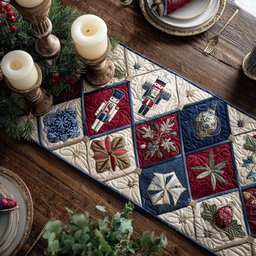 Twinkling Nutcracker Table Runner - Made to Order TABLE928