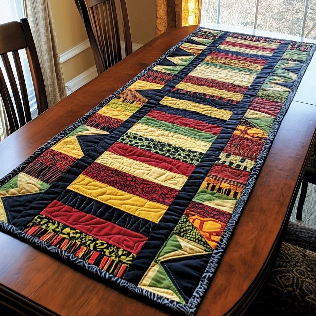 African Rhythm Table Runner - Made to Order TABLE928