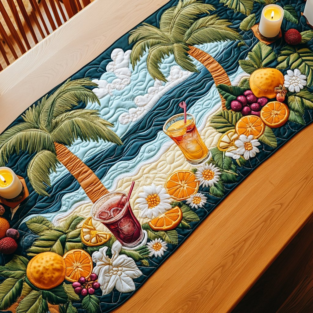 Aloha Feast Table Runner - Made to Order TABLE928