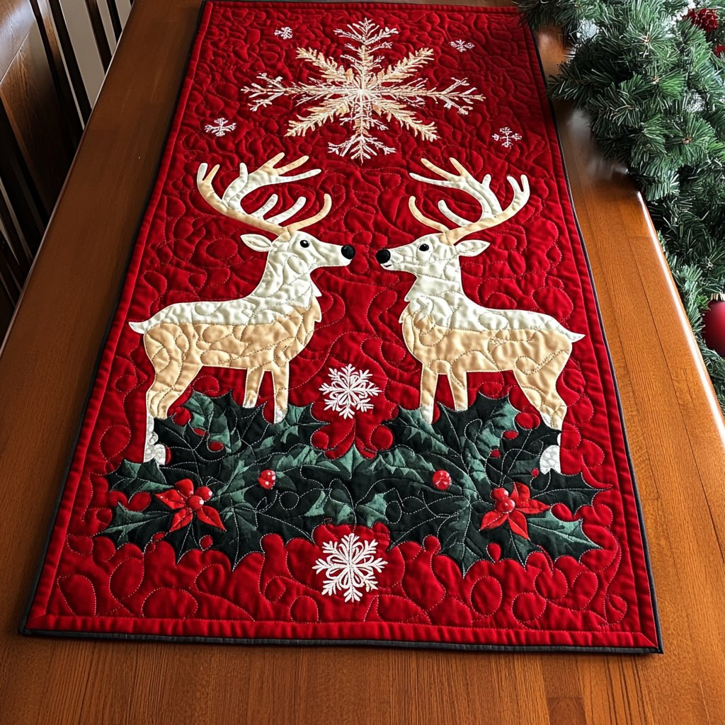 Snowbound Sleigh Table Runner - Made to Order TABLE928