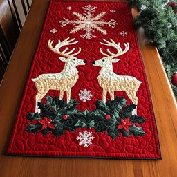 Snowbound Sleigh Table Runner - Made to Order TABLE928