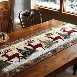 Reindeer Parade Table Runner - Made to Order TABLE928