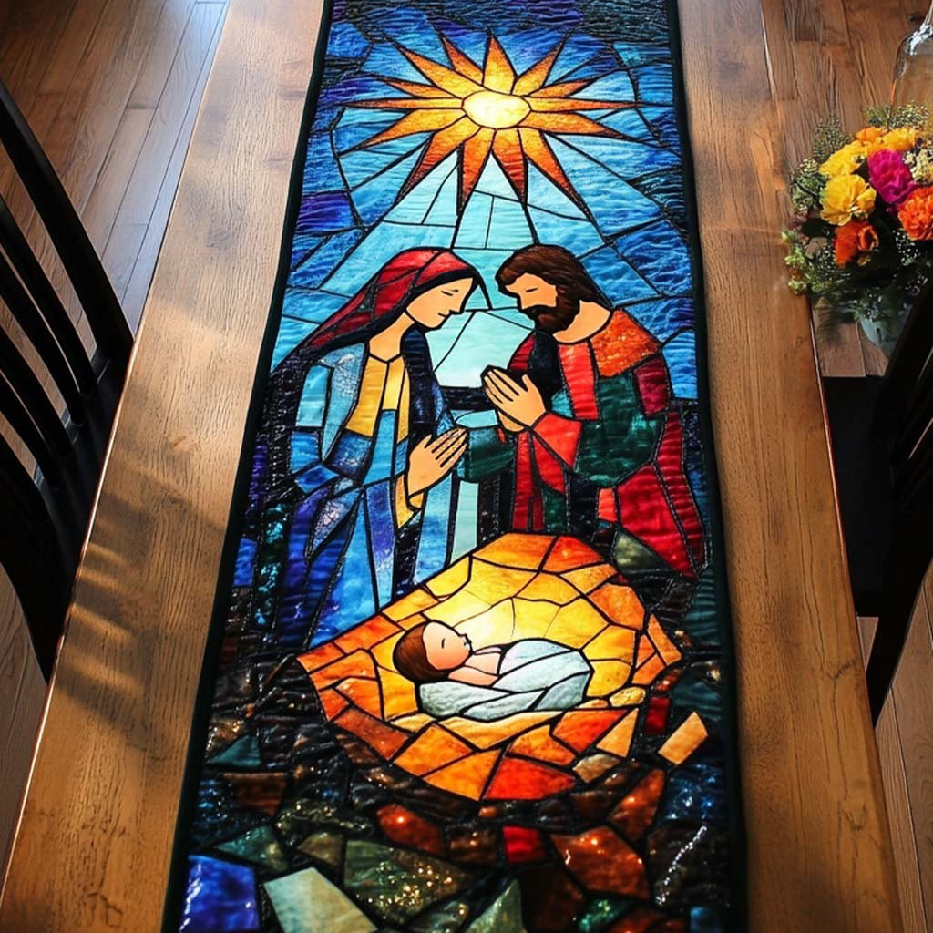 Nativity Glow Table Runner - Made to Order TABLE928