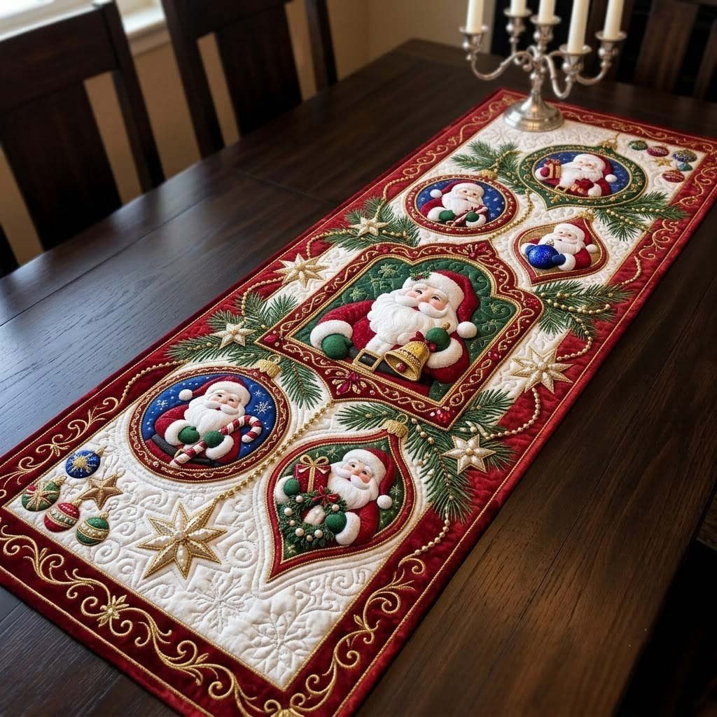 Santa Parade Table Runner - Made to Order TABLE928