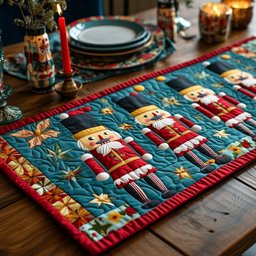 Joyful Nutcracker Table Runner - Made to Order TABLE928