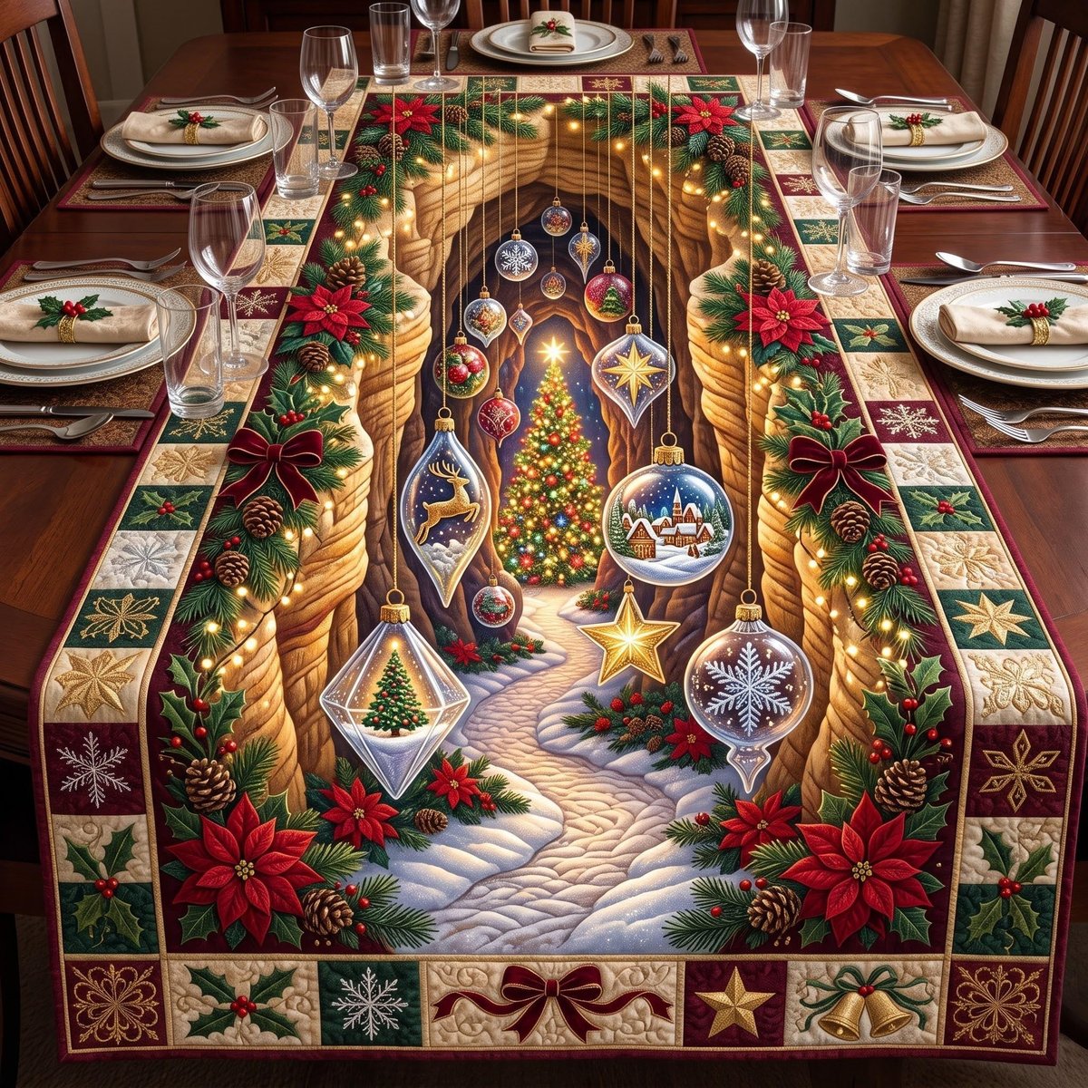 Nativity Hollow Table Runner - Made to Order TABLE928