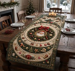 Santa Celebration Table Runner - Made to Order TABLE928