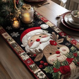Joyful Christmas Pair Table Runner - Made to Order TABLE928