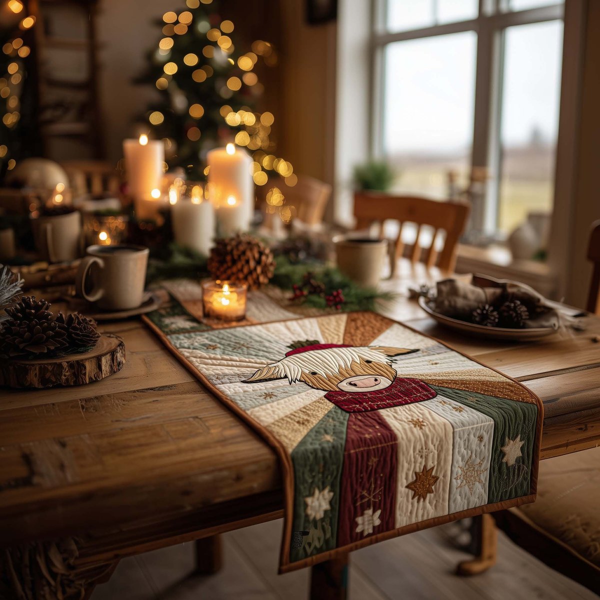 Jolly Highlands Table Runner - Made to Order TABLE928