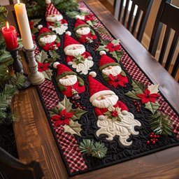 Santa Festive Ride Table Runner - Made to Order TABLE928