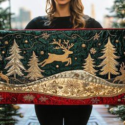 Reindeer Wonder Table Runner - Made to Order TABLE928