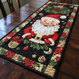 Jolly Santa Christmas Table Runner - Made to Order TABLE928